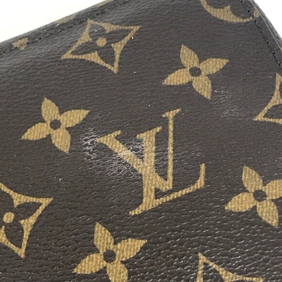 LOUIS VUITTON Brown Monogram Canvas Pouch - Picture 9 of 11